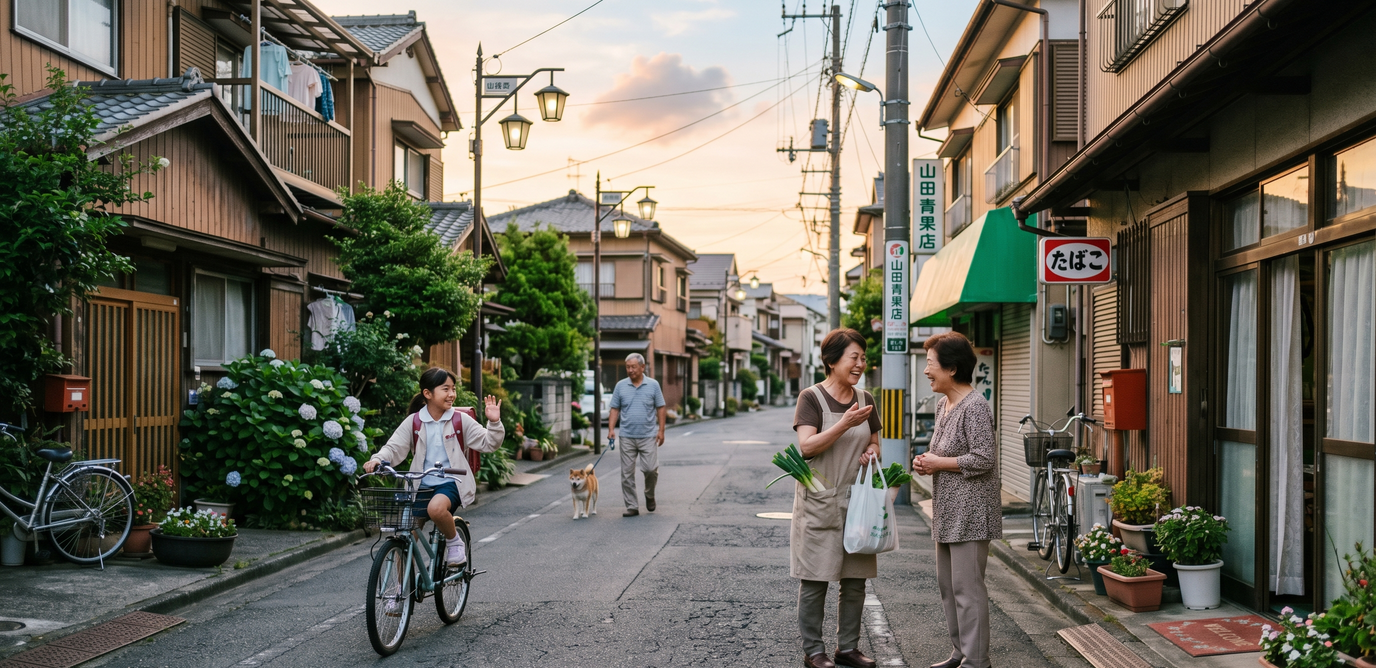 ご近所の温かい風景